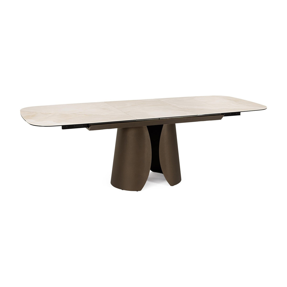 Ausziehtisch Ardis Bronze von Bizzotto, freigestellt