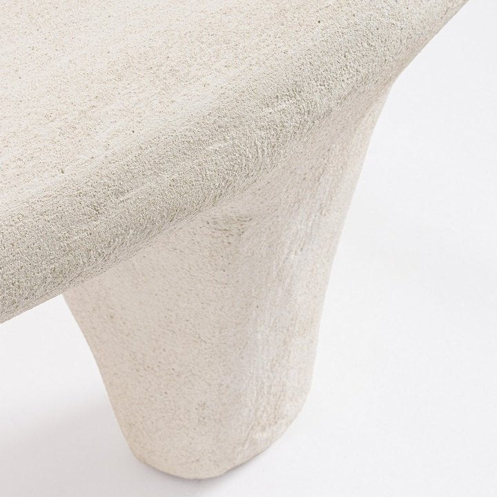 Couchtisch Albin 102 × 62 cm von Bizzotto, Nahaufnahme von Material und Verarbeitung