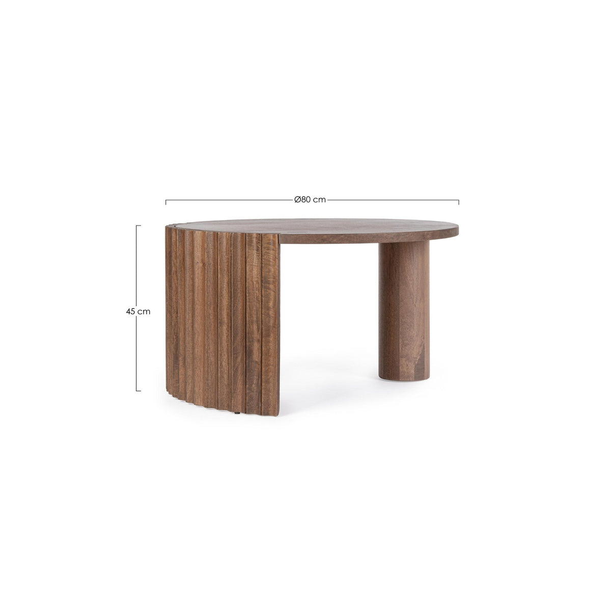 Couchtisch Orissa Naturfarbe von Bizzotto – Mangoholz, Ansicht, im STUFF Shop