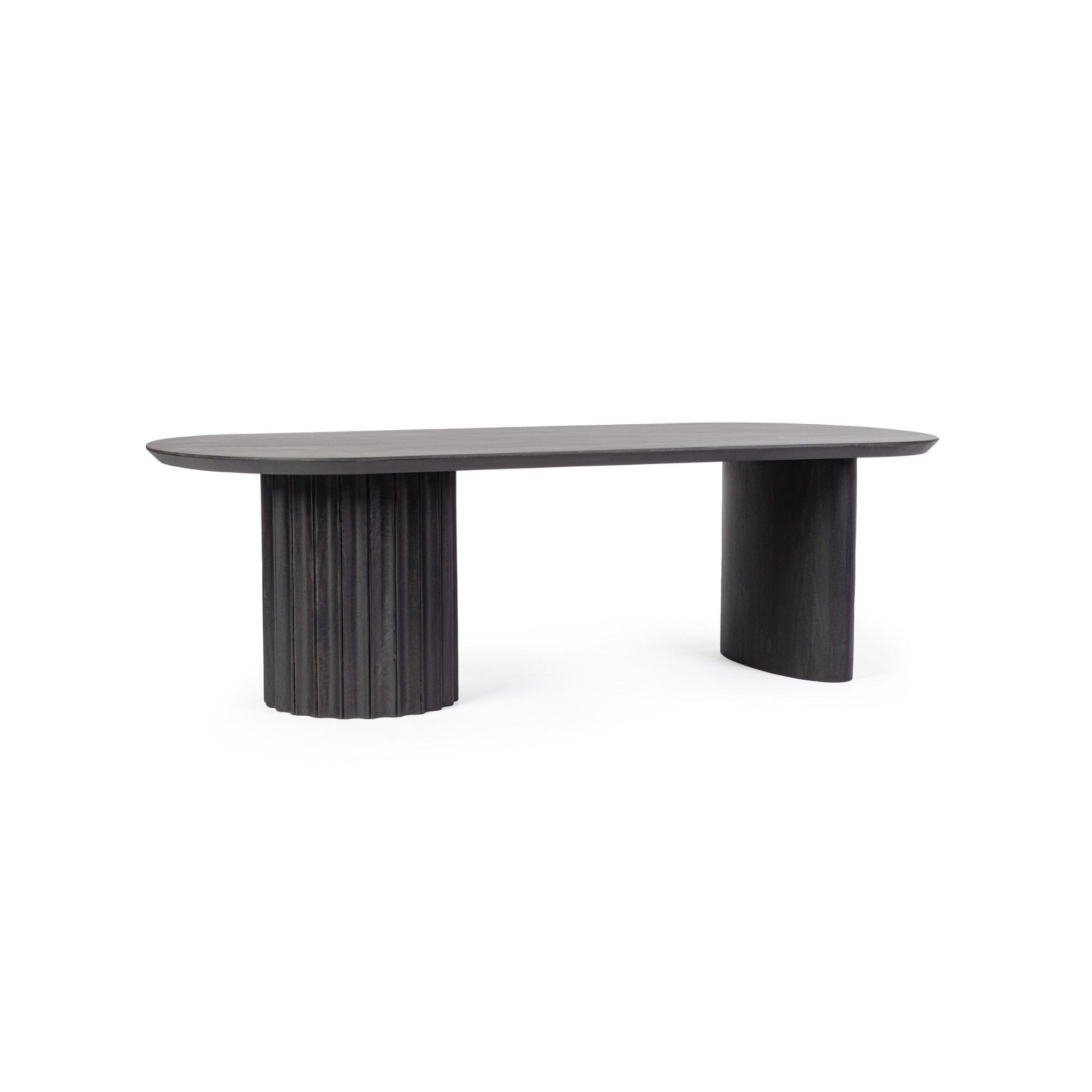 Couchtisch Orissa Schwarz von Bizzotto – massives Mangoholz, B 130 × T 65 × H 40 cm im STUFF Shop