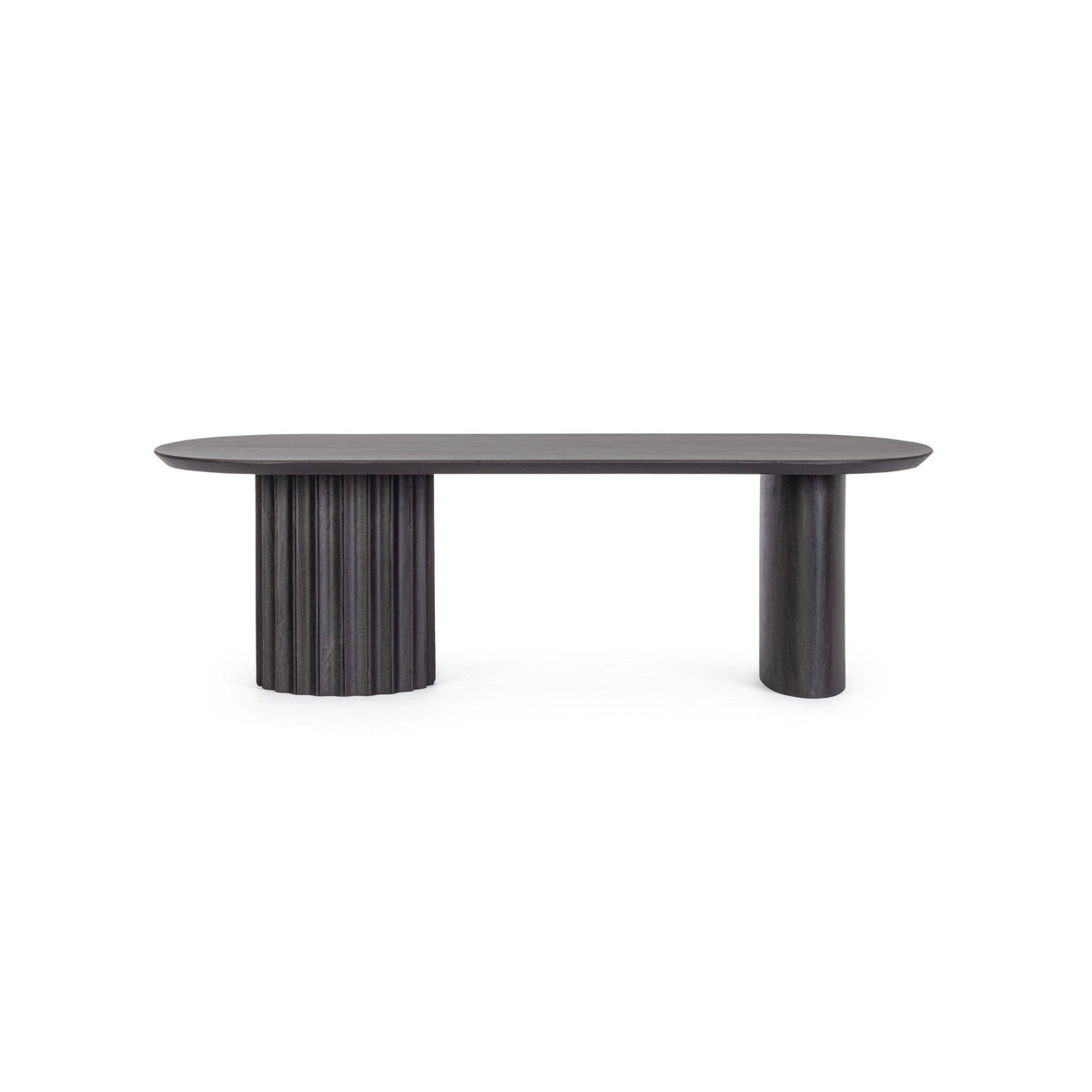 Couchtisch Orissa Schwarz von Bizzotto – Mangoholz, Detail, im STUFF Shop