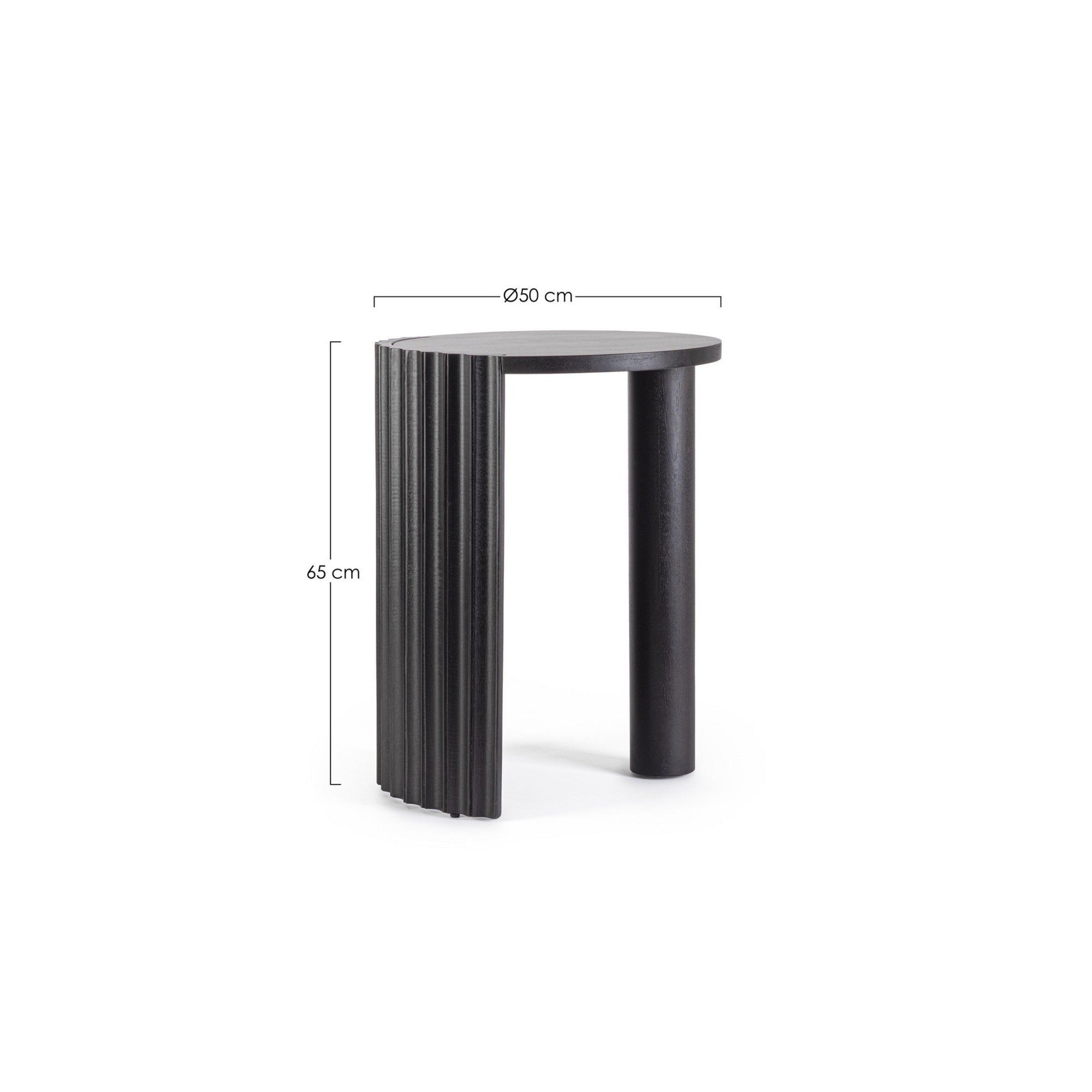 Couchtisch Orissa Schwarz von Bizzotto – Mangoholz, Ansicht, im STUFF Shop