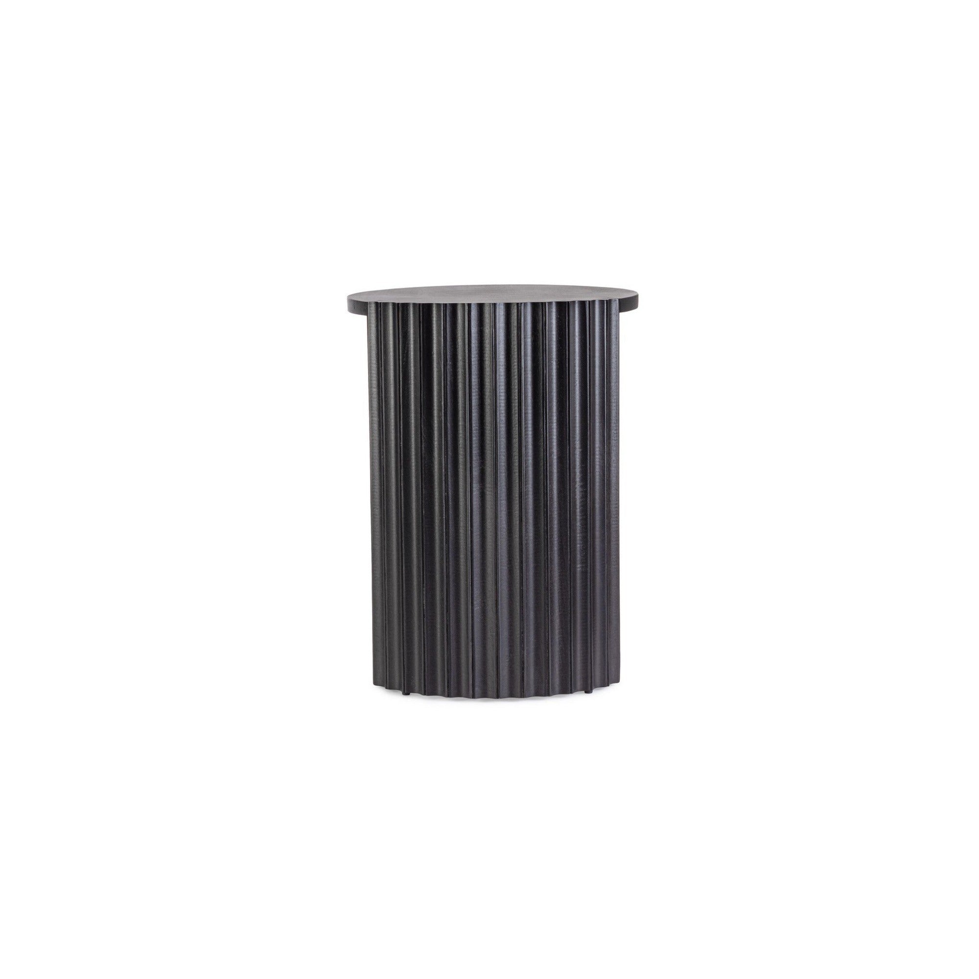 Couchtisch Orissa Schwarz von Bizzotto – Mangoholz, Detail, im STUFF Shop