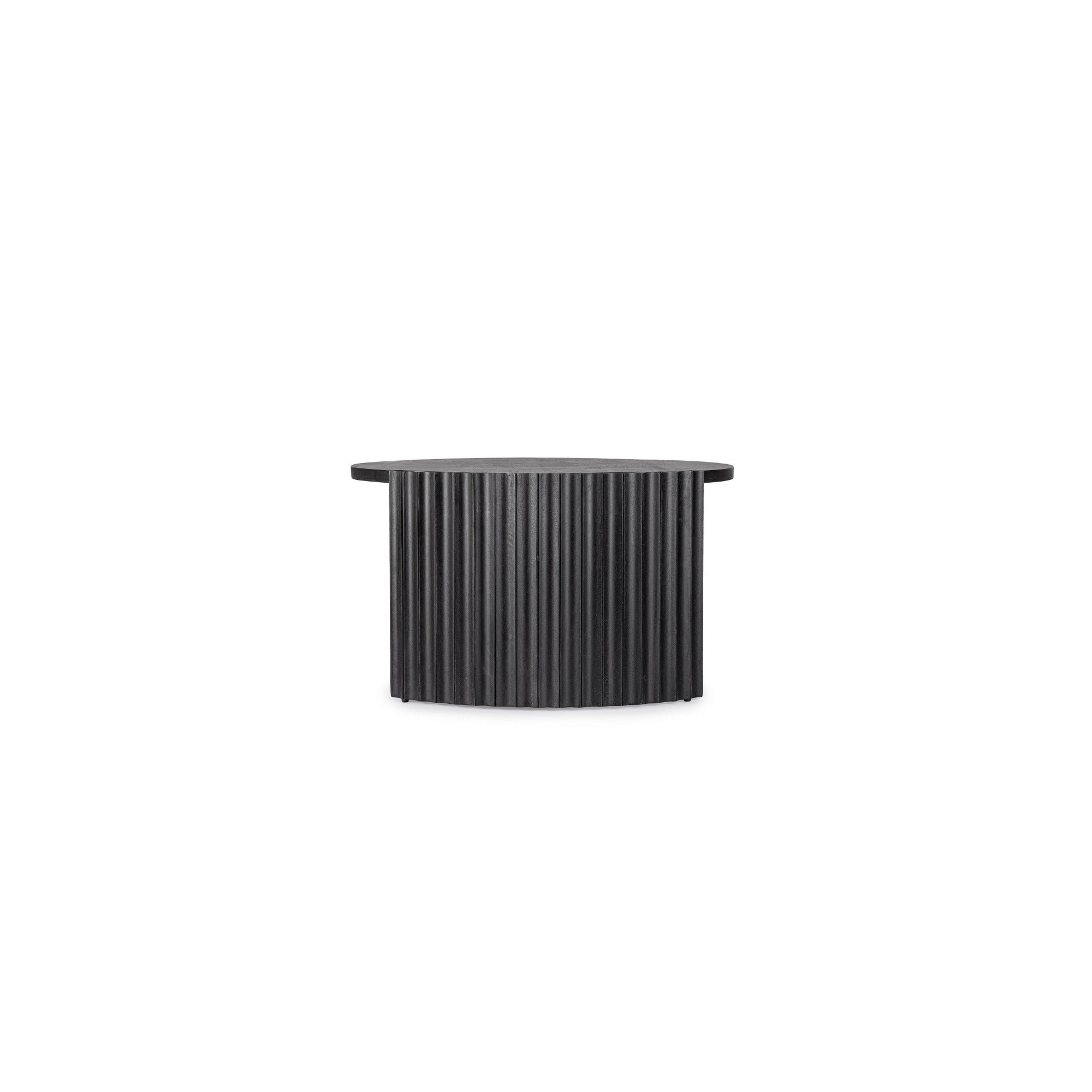 Couchtisch Orissa Schwarz von Bizzotto – Mangoholz, Detail, im STUFF Shop