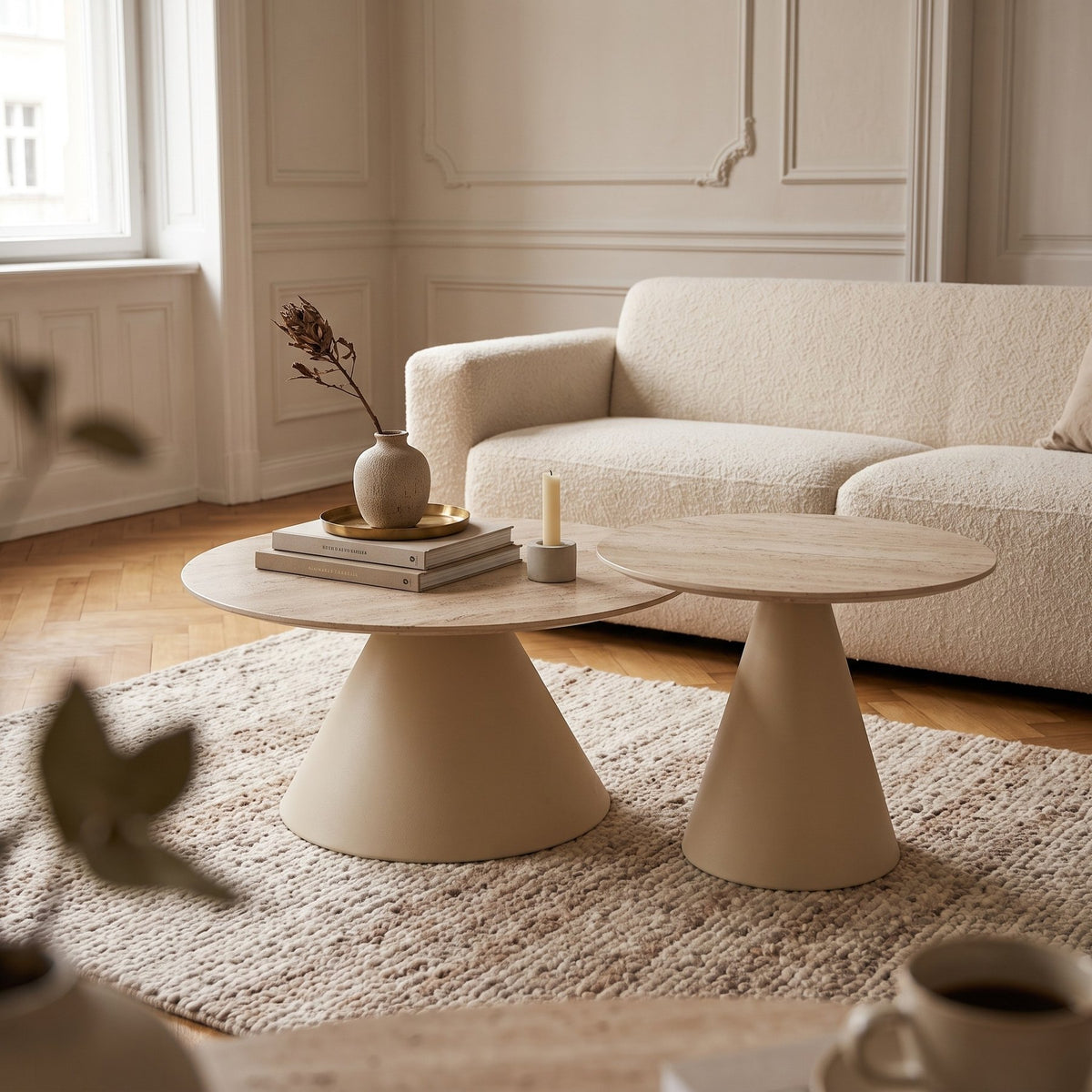 Couchtisch-Set Hardy niedrig von Bizzotto im Wohnraum
