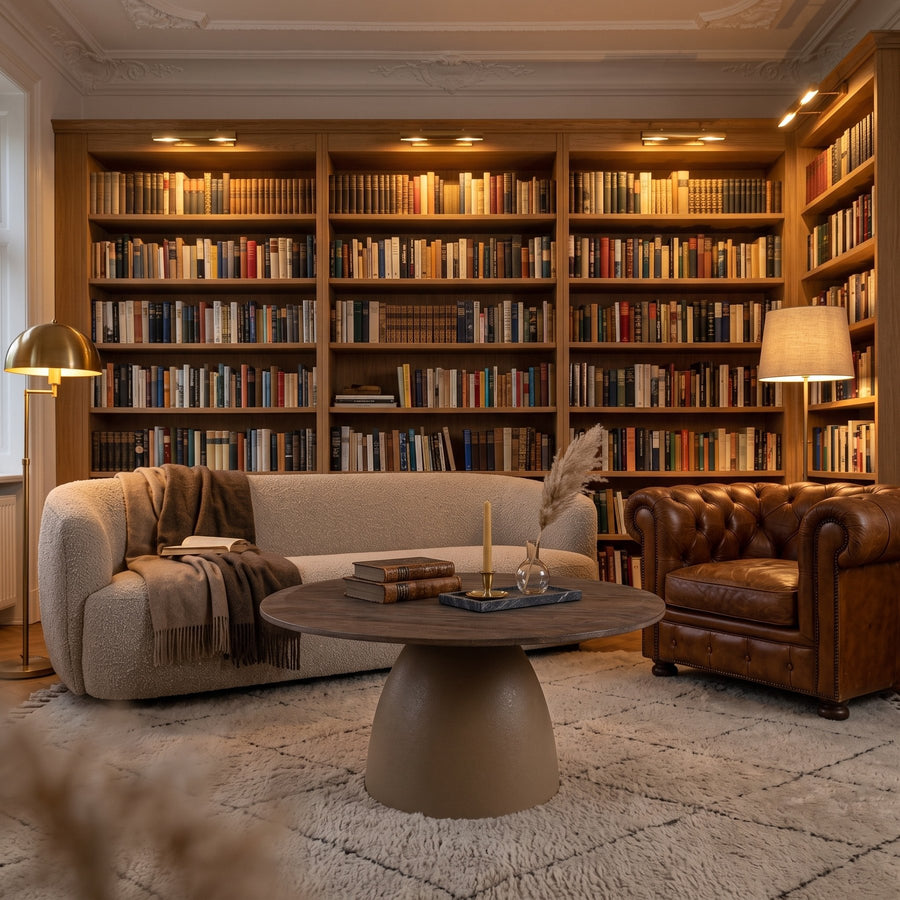 Couchtisch Stanley Rustic Braun von Bizzotto im Wohnraum
