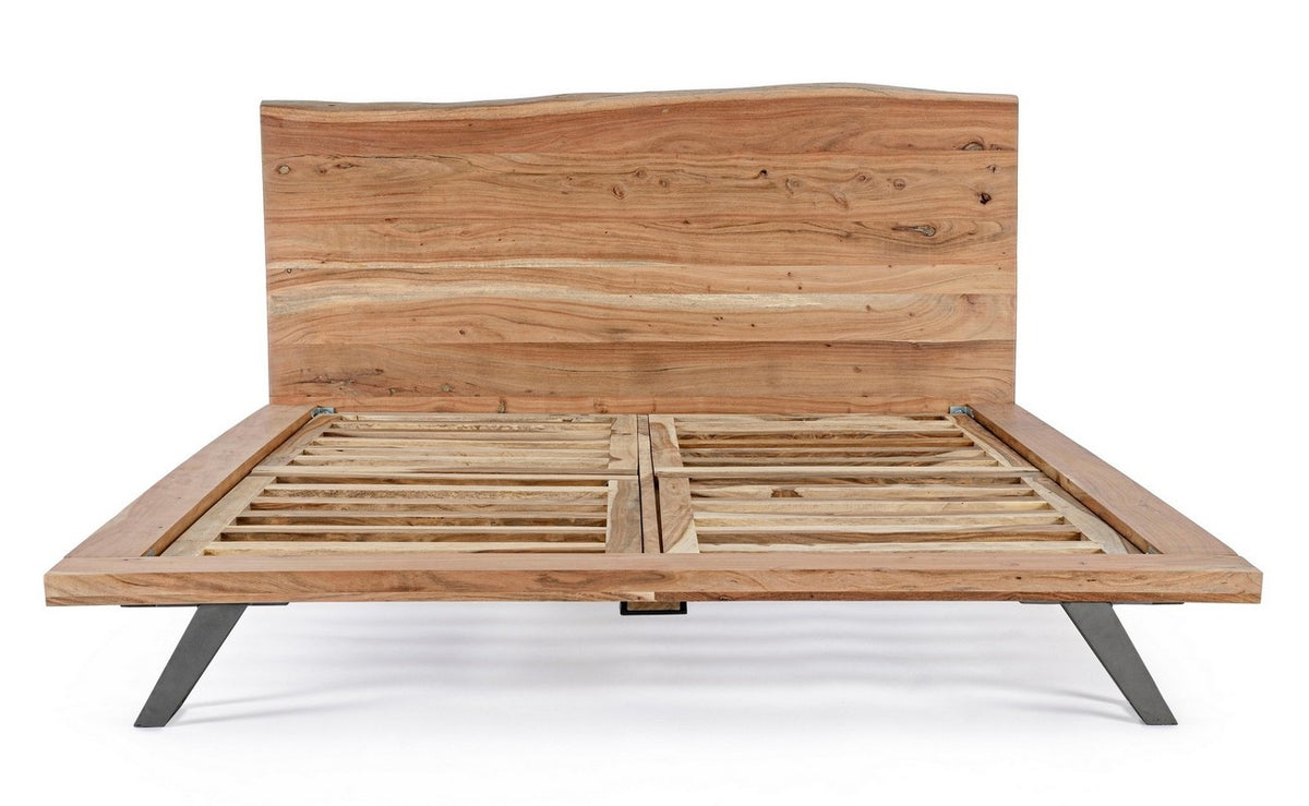 Doppelbett Aron von Bizzotto, freigestellt, B 186 × L 217 × H 113 cm