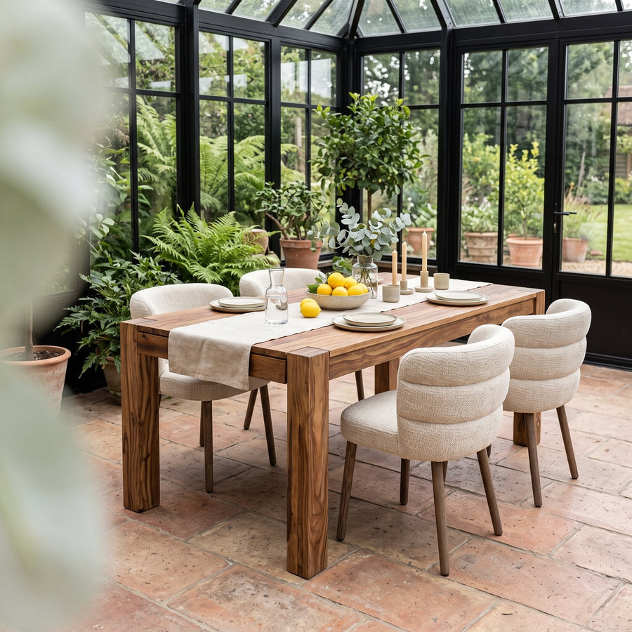Ausziehtisch Salford 200-300 × 100 von Bizzotto im Wintergarten