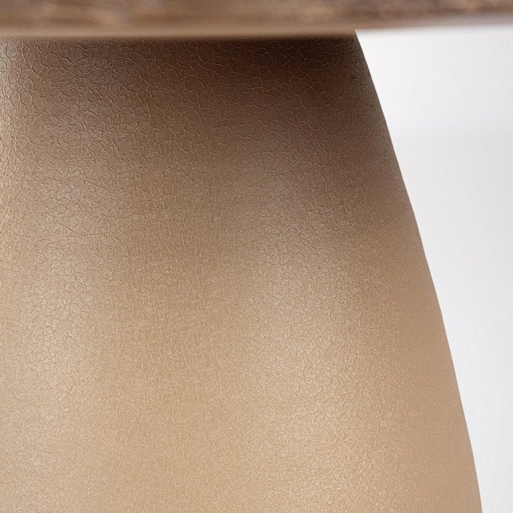 Esstisch Stanley Rustic Braun von Bizzotto, Nahaufnahme von Material und Verarbeitung