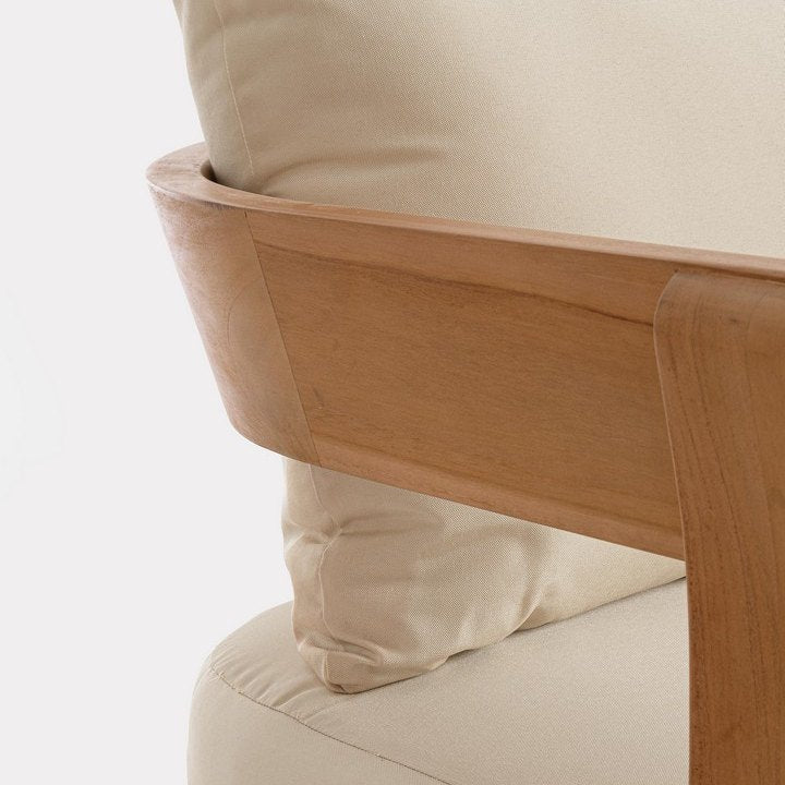 Gartensofa Evora von Bizzotto, Nahaufnahme von Material und Verarbeitung