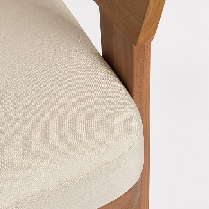Gartensofa Evora von Bizzotto, Nahaufnahme von Material und Verarbeitung