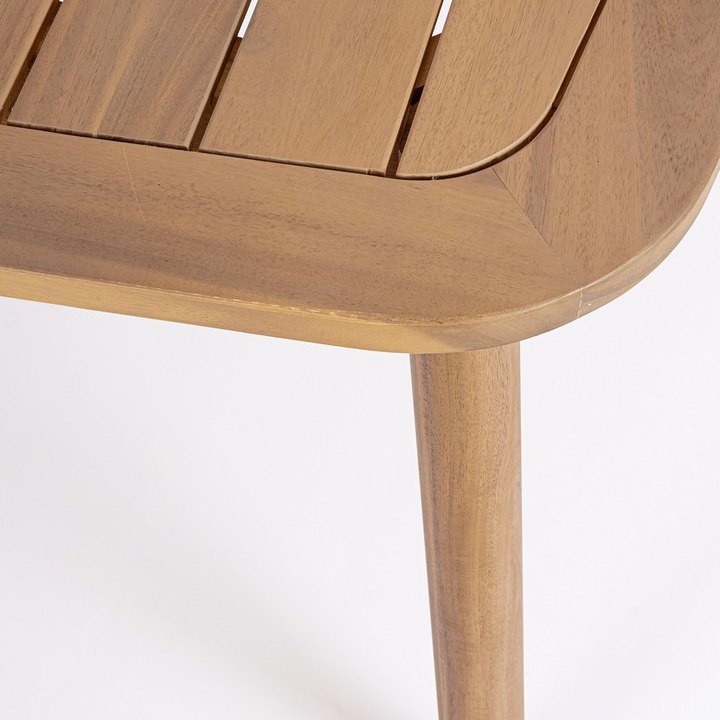Gartentisch Pablo 183 × 99 cm von Bizzotto, Nahaufnahme von Material und Verarbeitung