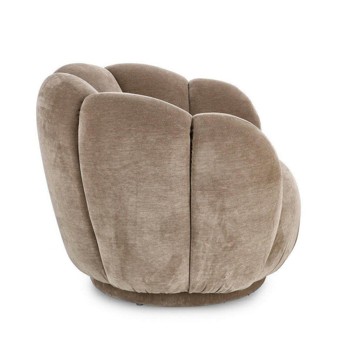 Loungesessel Tulip Biscuit von Bizzotto in Beige, Seitenansicht