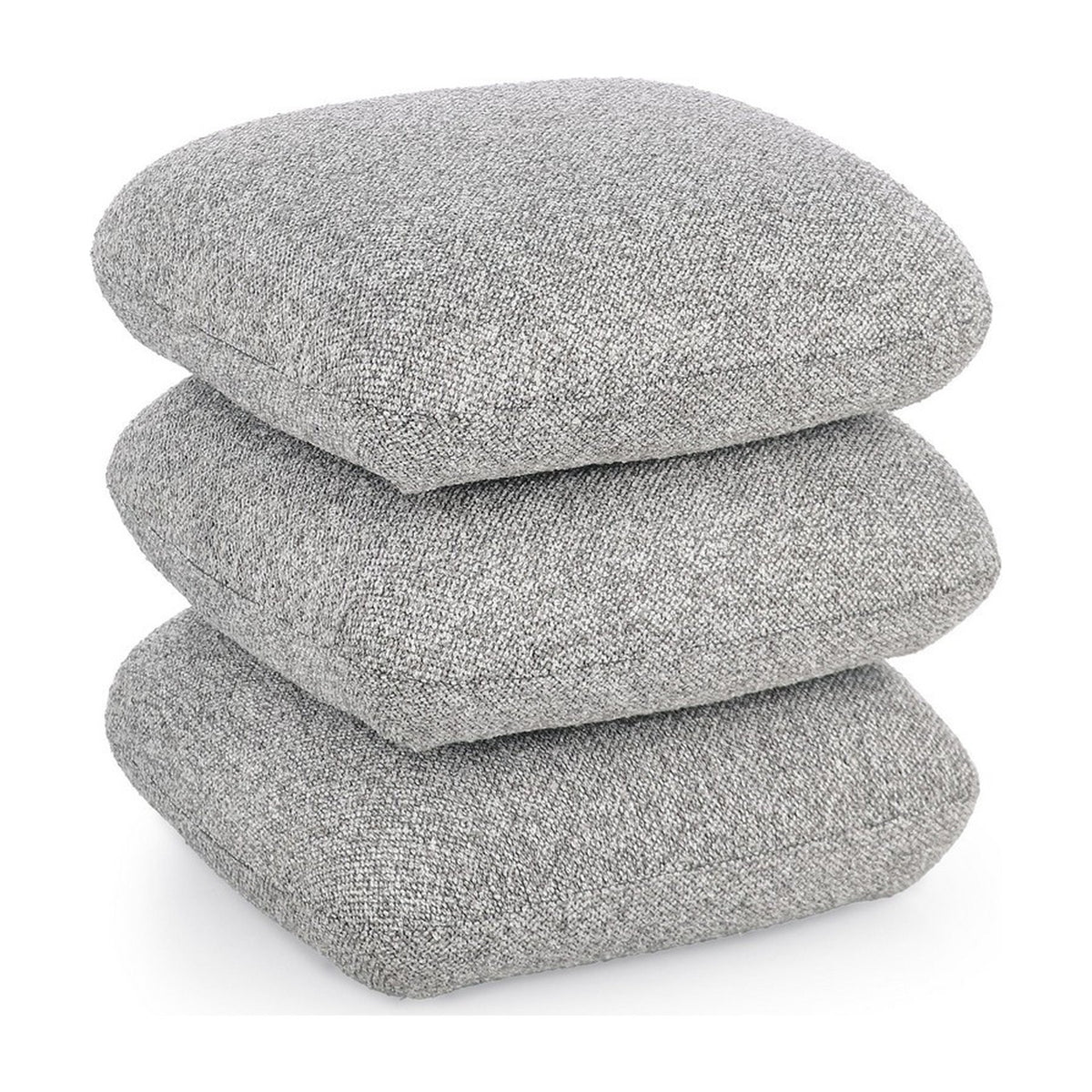 Pouf Antara Grau von Bizzotto, freigestellt