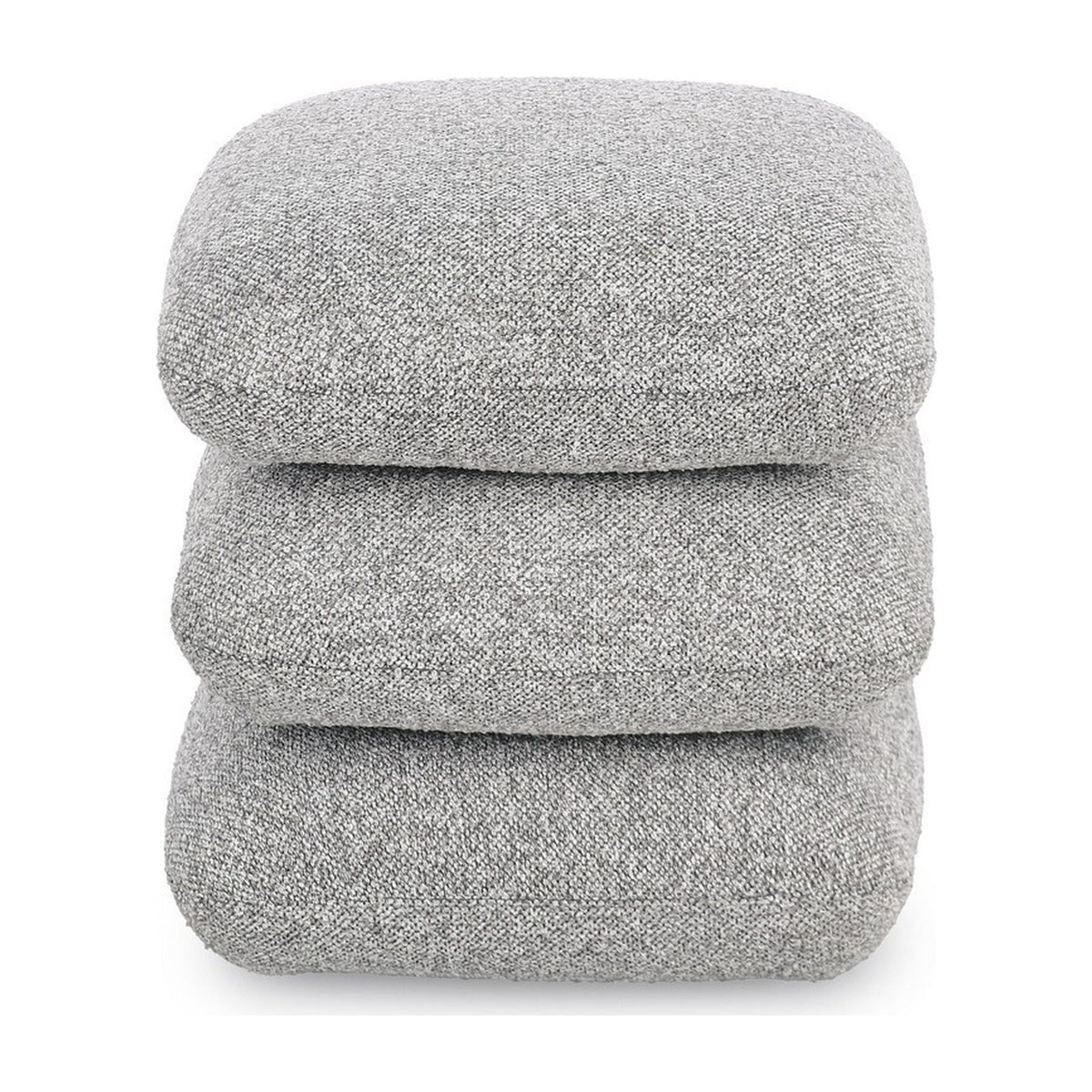 Pouf Antara Grau von Bizzotto, freigestellt