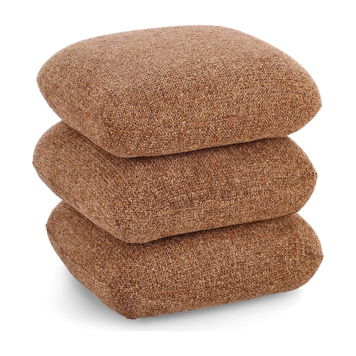 Pouf Antara Terrakotta von Bizzotto, freigestellt