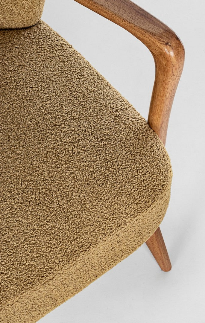Sessel Moritz Palm von Bizzotto, Nahaufnahme von Material und Verarbeitung