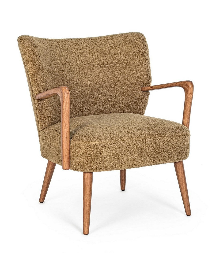 Sessel Moritz Palm von Bizzotto, freigestellt, B 66,5 × T 73,5 × H 81 cm