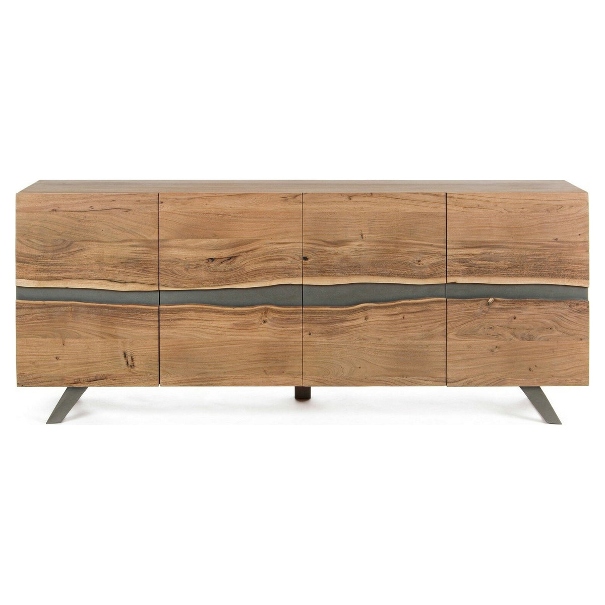 Sideboard Aron 4 Türen von Bizzotto, freigestellt aus einem weiteren Blickwinkel