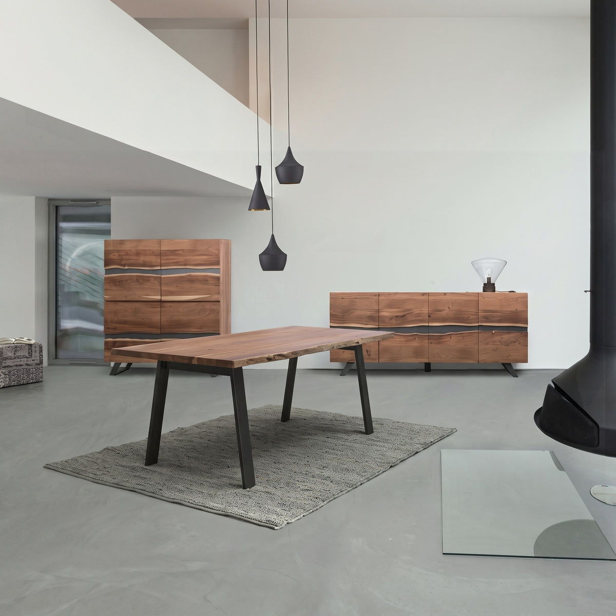 Sideboard Aron 4 Türen von Bizzotto im Wohnraum, Herstellerfoto