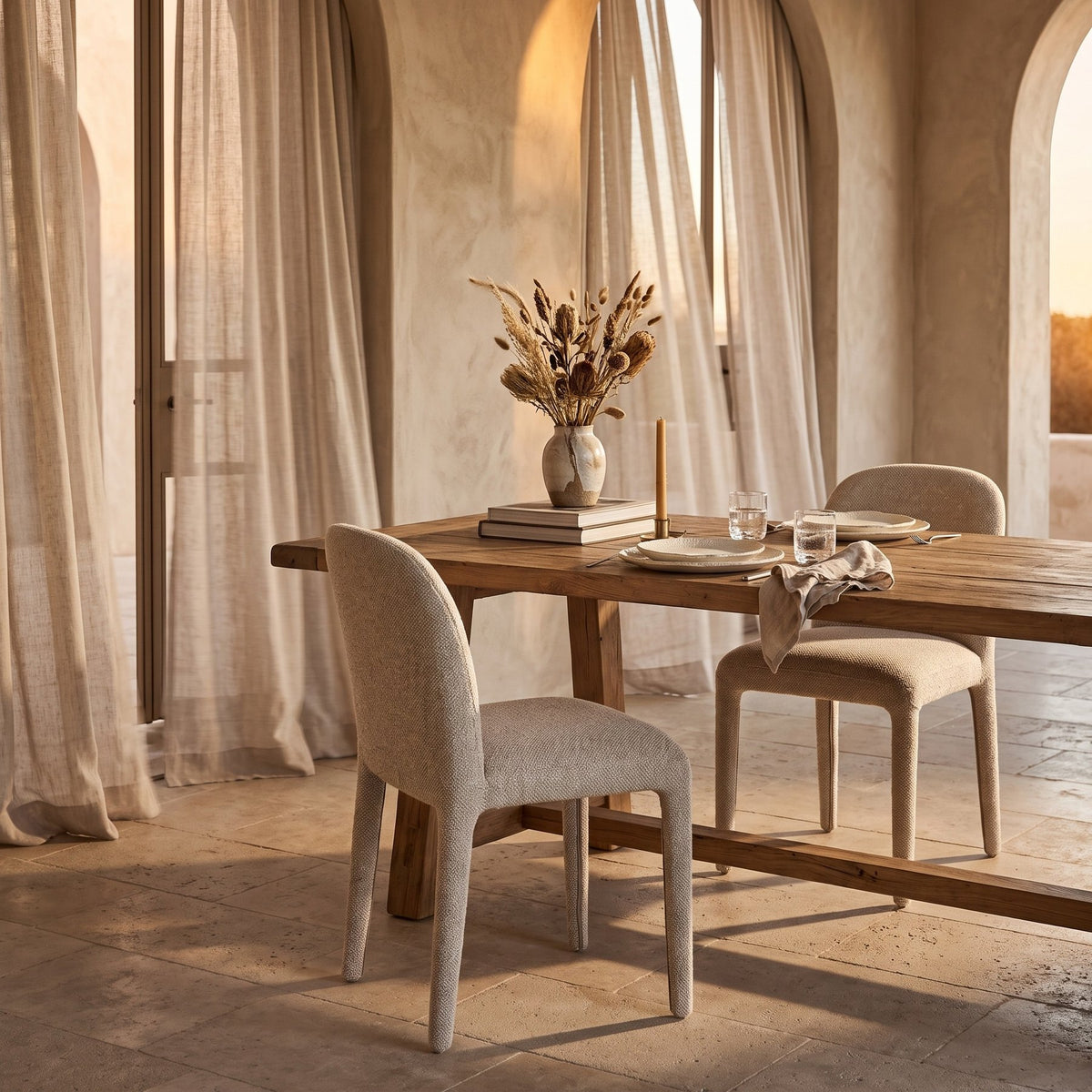 Esszimmerstuhl Antara Beige von Bizzotto im Wohnraum