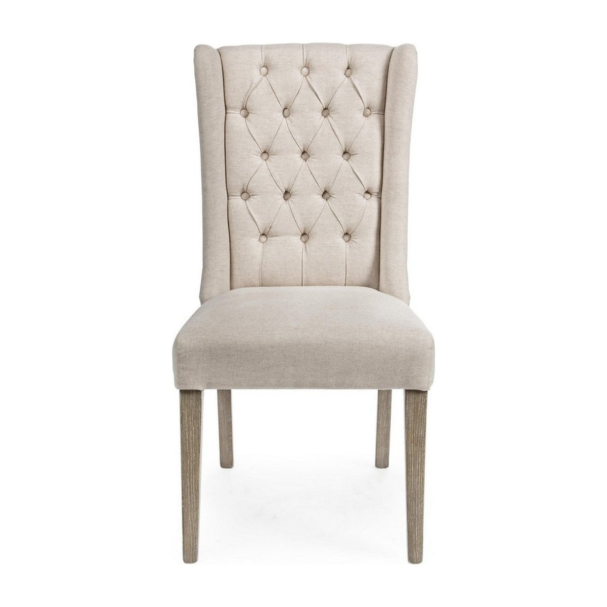 Polsterstuhl Columbia Beige von Bizzotto, freigestellt