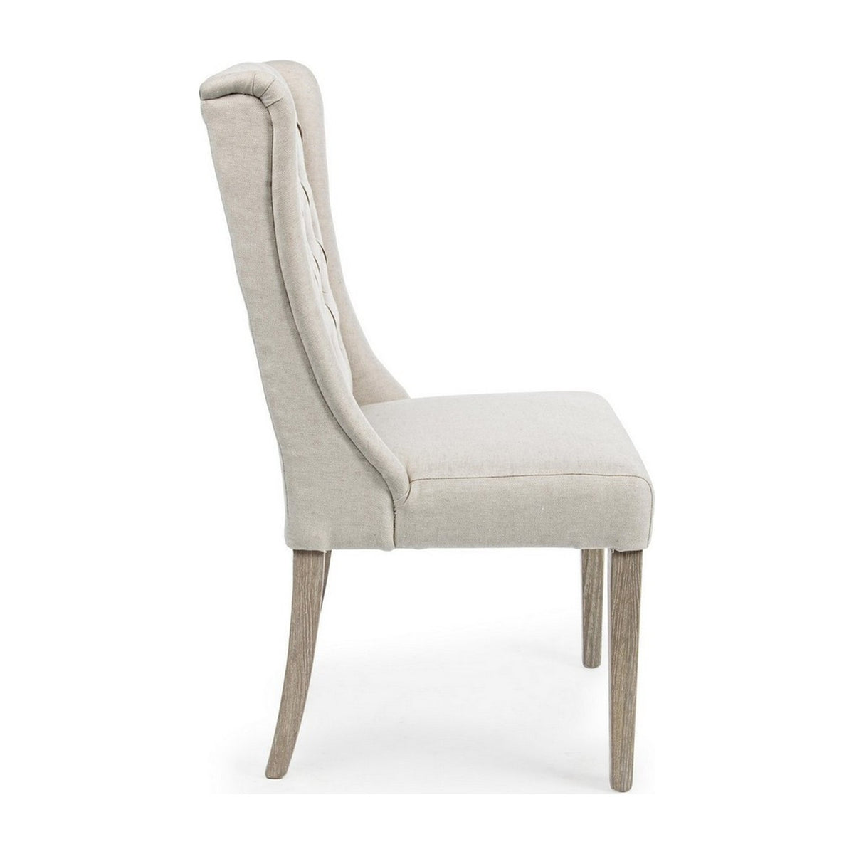 Polsterstuhl Columbia Beige von Bizzotto, freigestellt