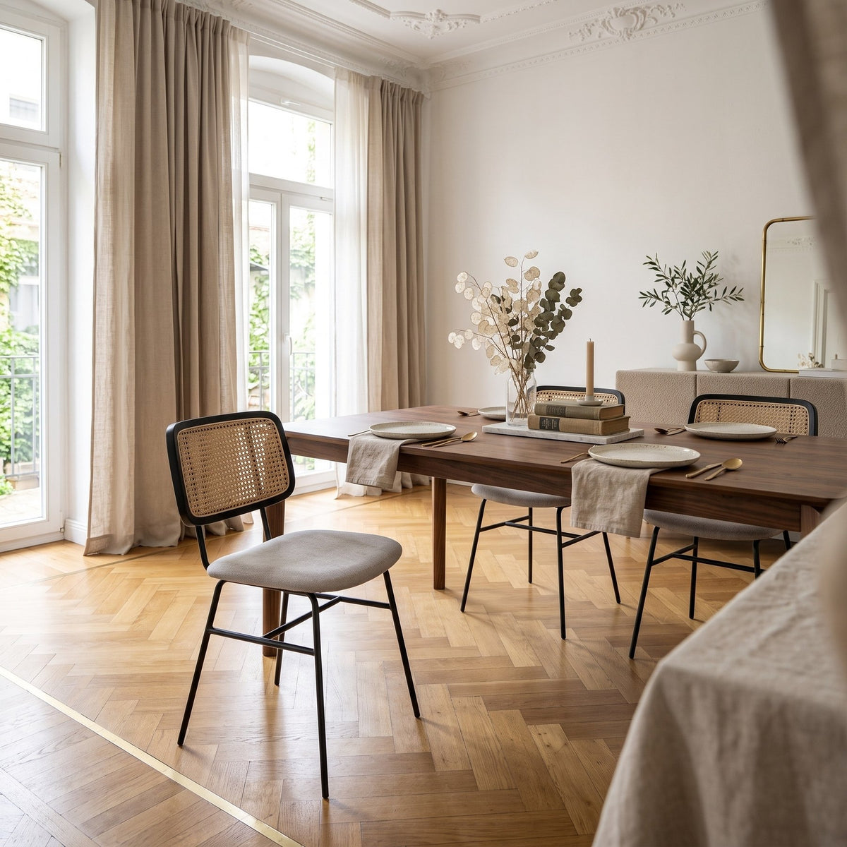 Stuhl Glenna Natürlich von Bizzotto im Wohnraum