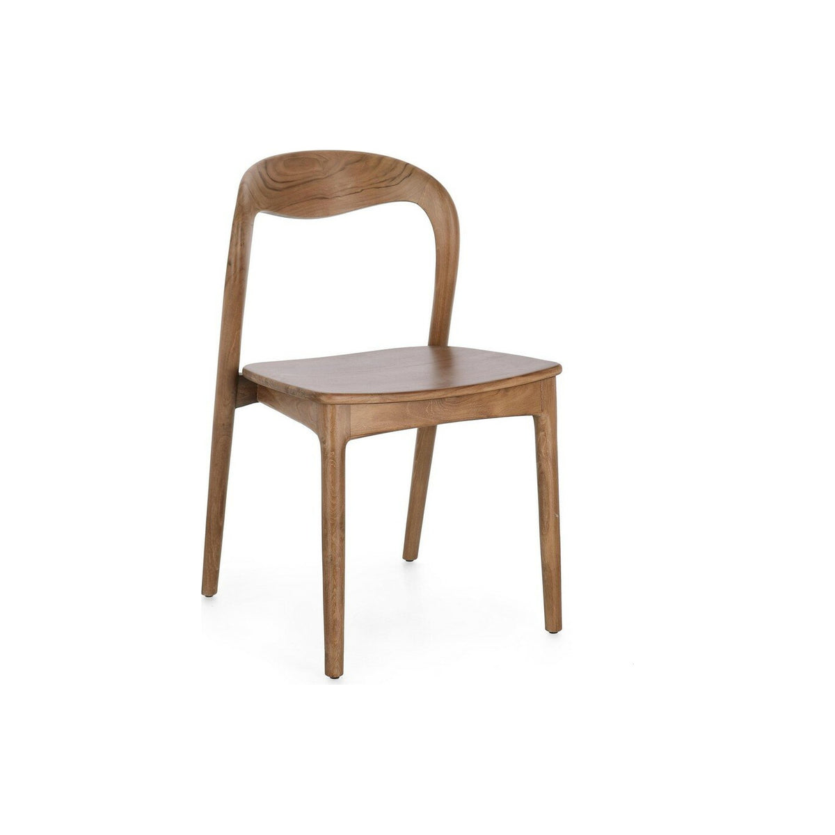 Stuhl Miley Natur von Bizzotto, freigestellt, B 47 × T 53 × H 82 cm