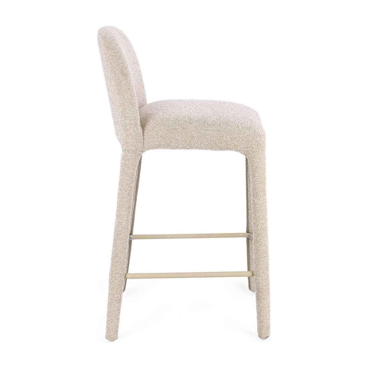 Tresenstuhl Antara Beige von Bizzotto, freigestellt