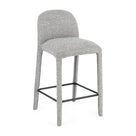 Tresenstuhl Antara Grau | Bouclé, Sitzhöhe 67,5 cm