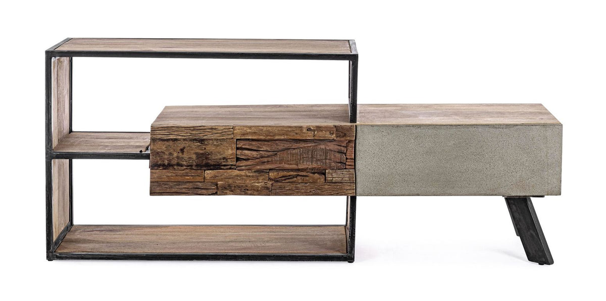 TV-Schrank Manchester 145 cm von Bizzotto, freigestellt aus einem weiteren Blickwinkel