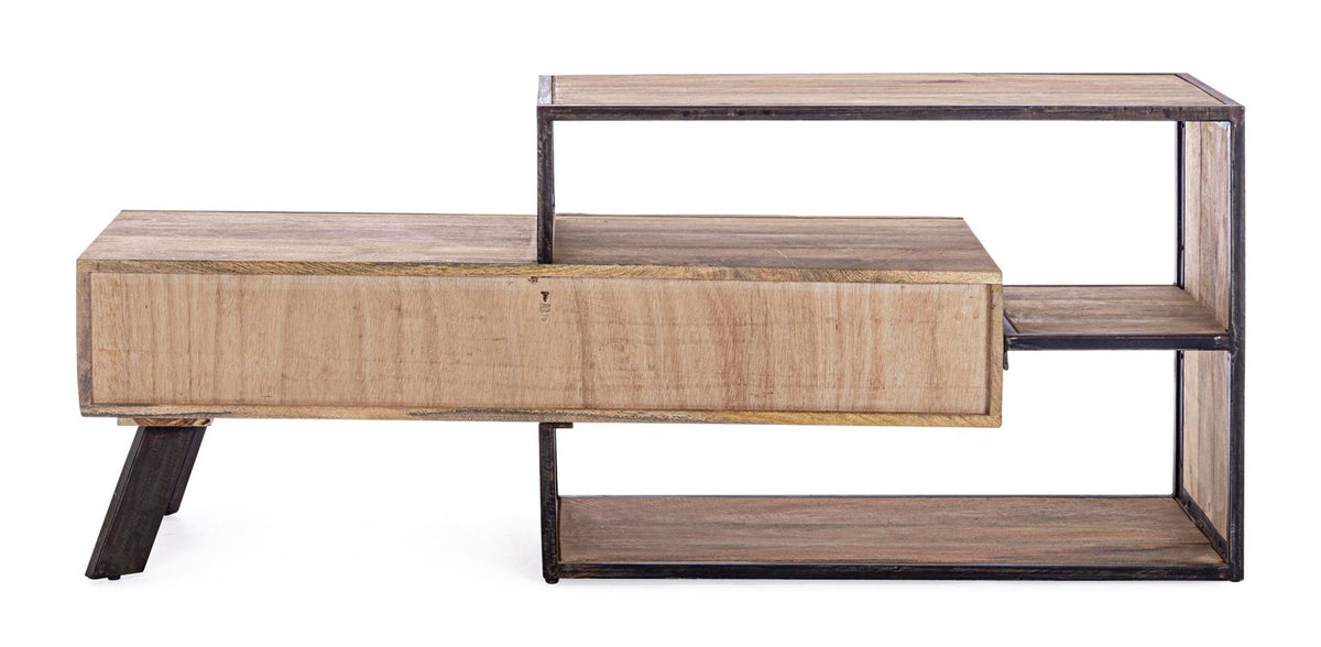 TV-Schrank Manchester 145 cm von Bizzotto, freigestellt aus einem weiteren Blickwinkel