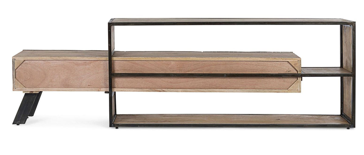 TV-Schrank Manchester 195 cm von Bizzotto, freigestellt aus einem weiteren Blickwinkel