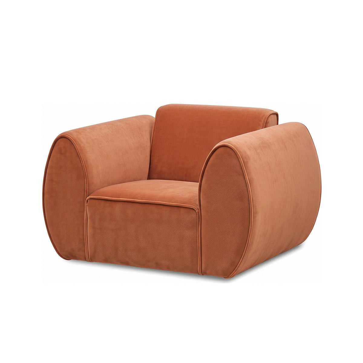 Sessel Ferre von Gommaire im Stoff Lamadrid Cinnamon 36 #Stoff_Lamadrid Cinnamon 36 (Kategorie B)