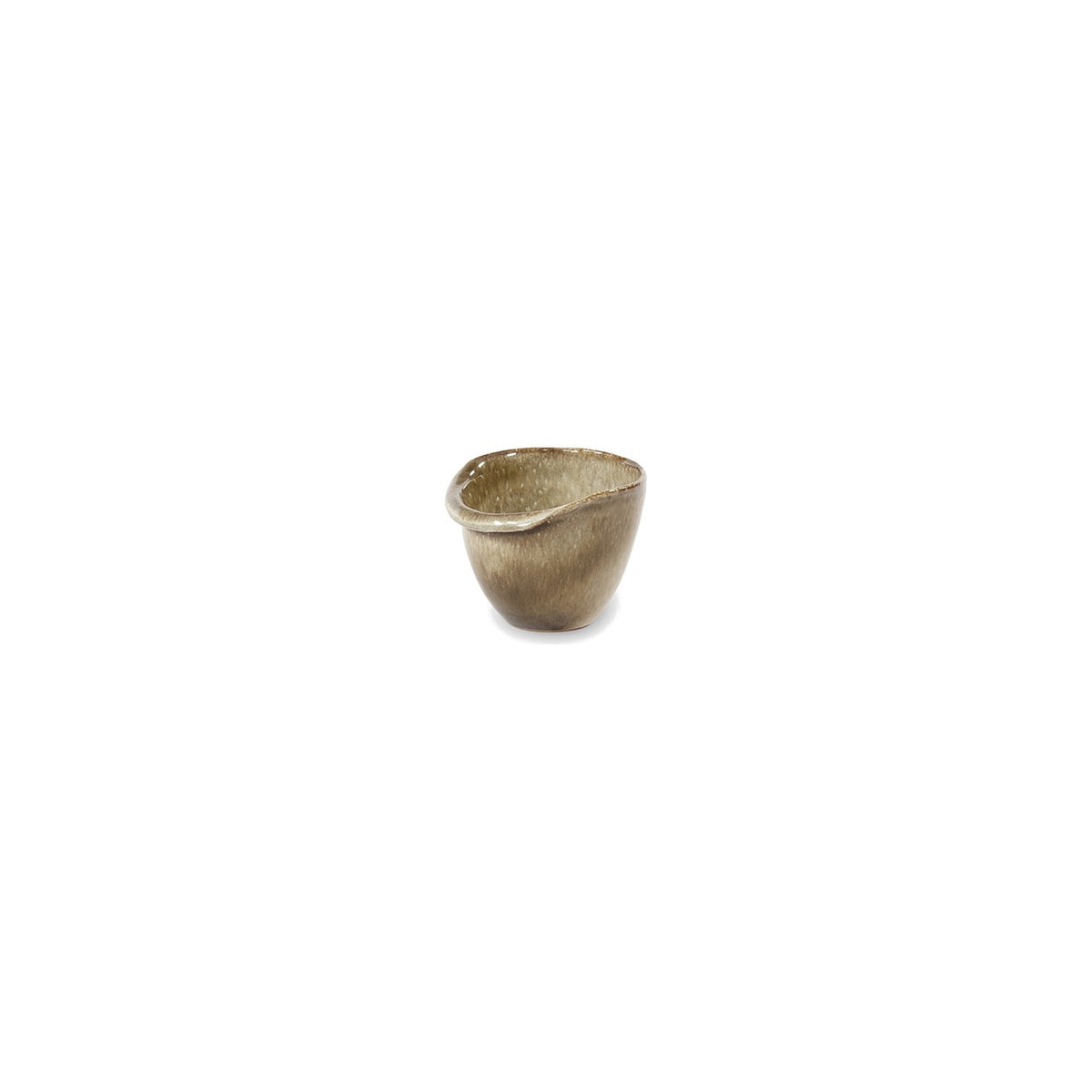 Dipschale Ali Terracotta Moosgrün von Gommaire, Terracotta Moosgrün, Ø 12 × H 9 cm, Freisteller