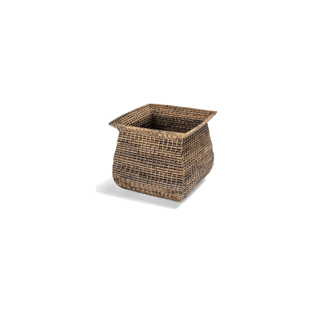 Korb Liddy Rattan Croco von Gommaire, Rattan, L 30 × B 30 × H 28 cm, Freisteller