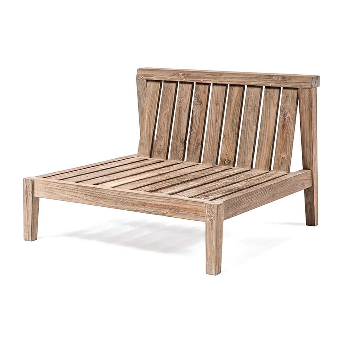 Passendes Möbel Modulsofa Copenhague Teak Natural Grey von Gommaire, B 88 × T 89,5 × H 65 cm, Hülle nicht abgebildet