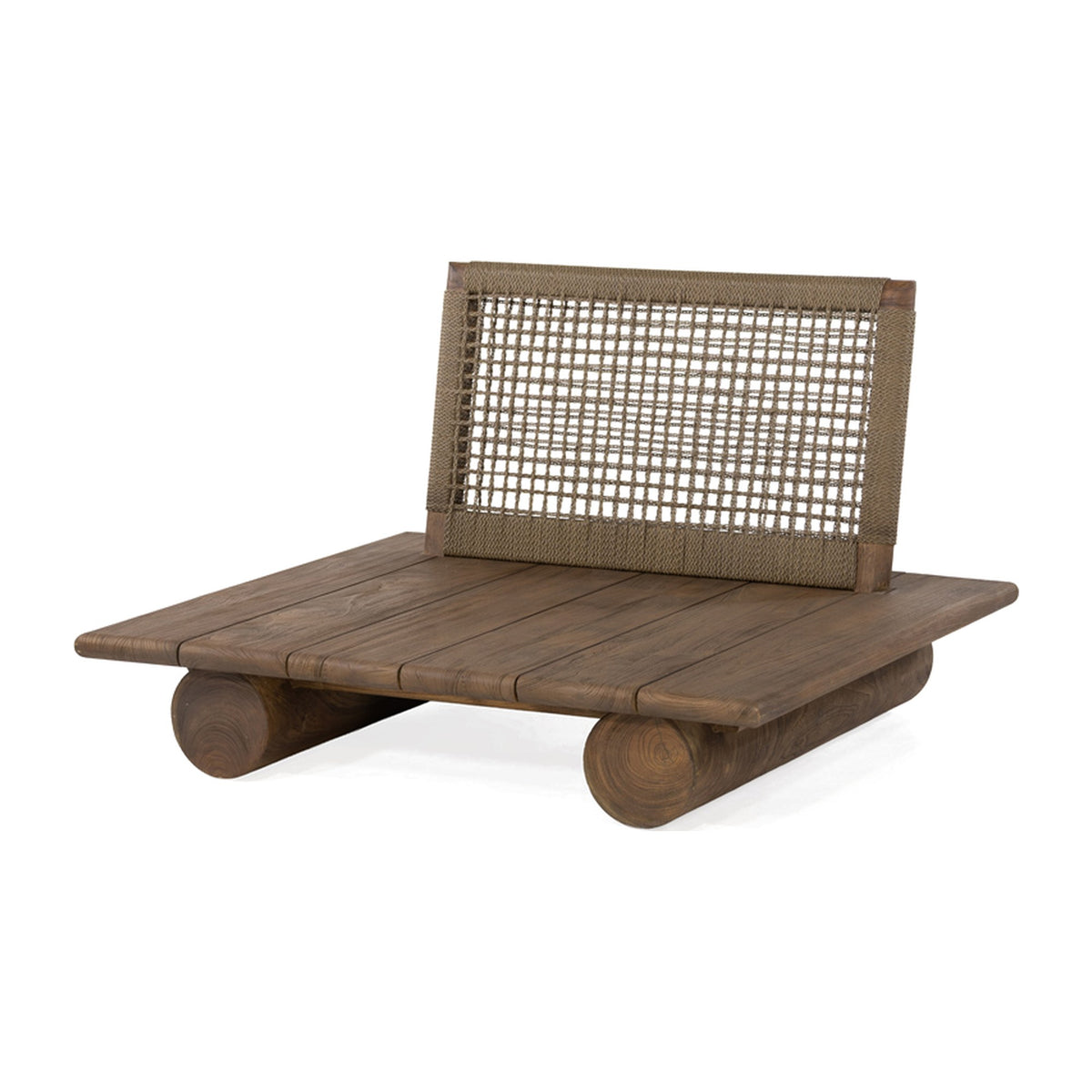 Passendes Möbel Sessel Edge Teak Emas Brown von Gommaire, B 115 × T 98 × H 72 cm, Hülle nicht abgebildet