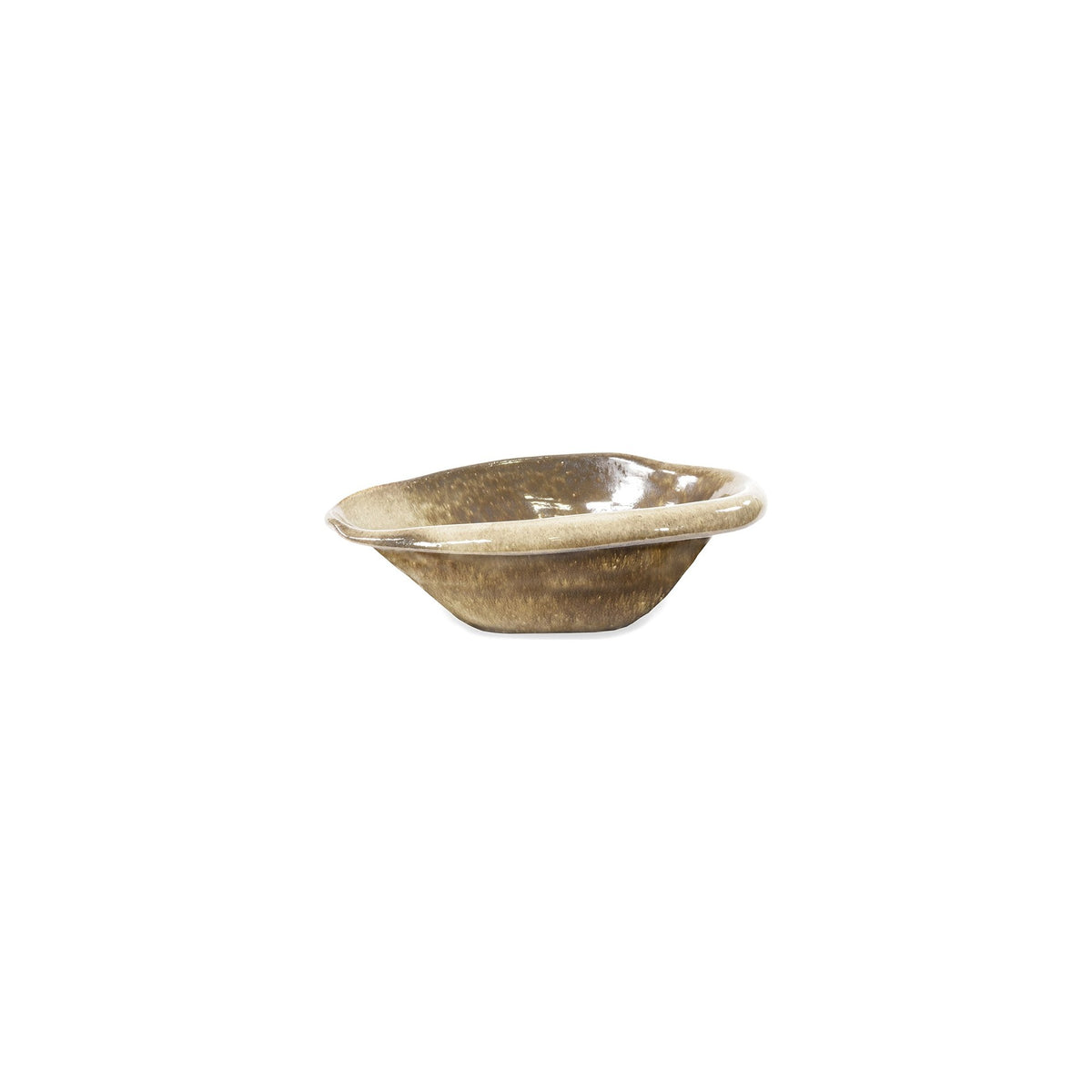 Schale oval Ali Terracotta Moosgrün High von Gommaire, Terracotta Moosgrün, B 24 × T 40 × H 15 cm, Freisteller