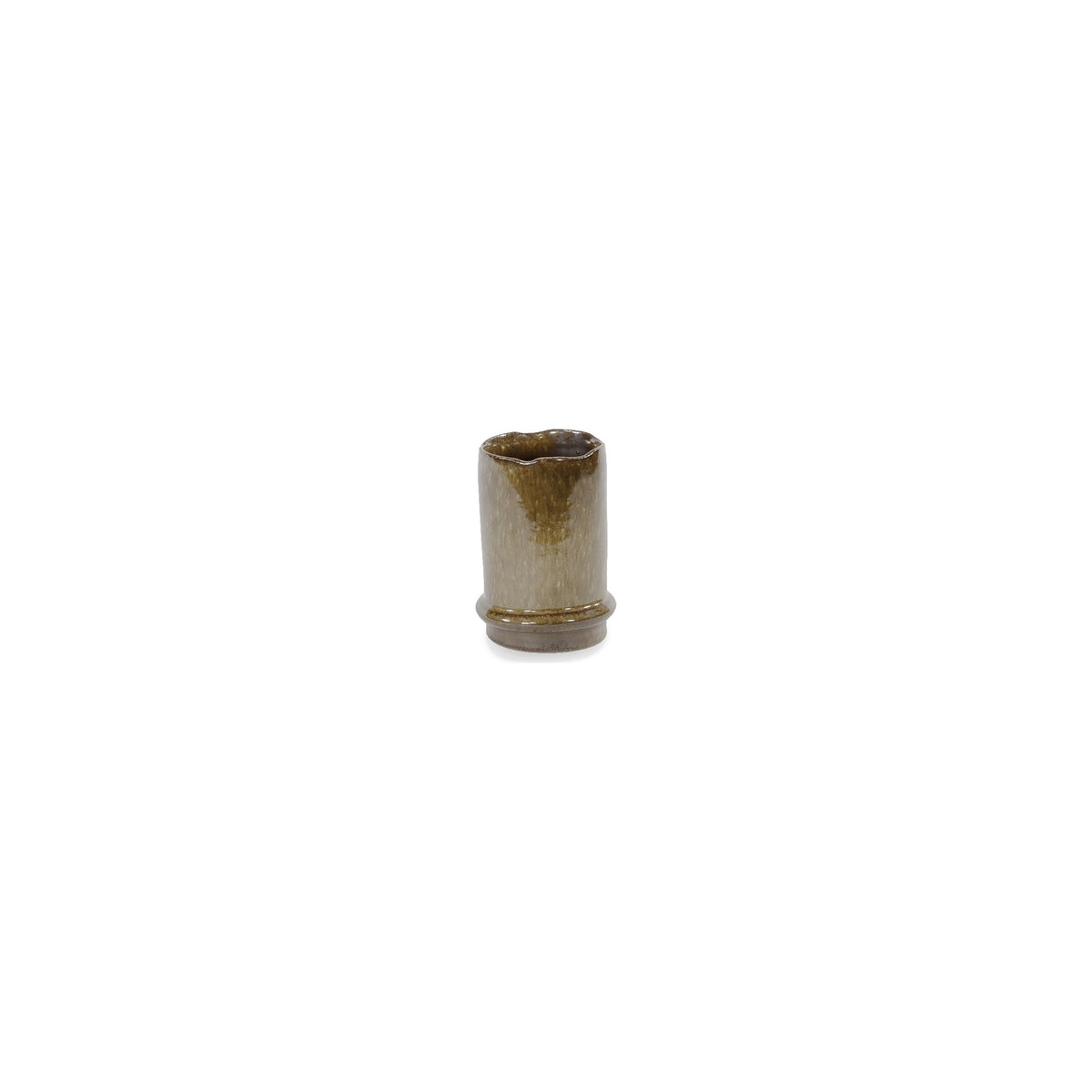 Tasse Ali Terracotta Moosgrün Large von Gommaire, Terracotta Moosgrün, Ø 9 × H 13 cm, Freisteller