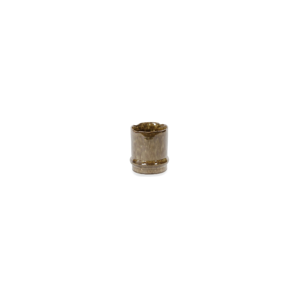 Tasse Ali Terracotta Moosgrün Small von Gommaire, Terracotta Moosgrün, Ø 8 × H 10 cm, Freisteller