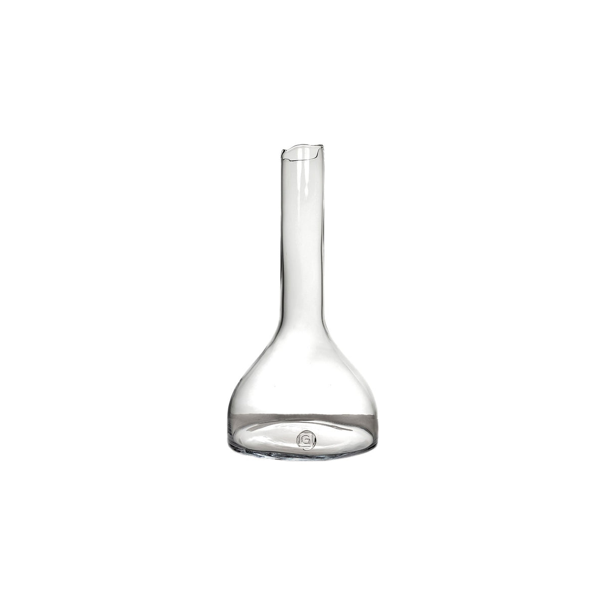 Vase Cristina Klarglas Small von Gommaire, Klarglas, Ø 28 × H 55 cm, Freisteller