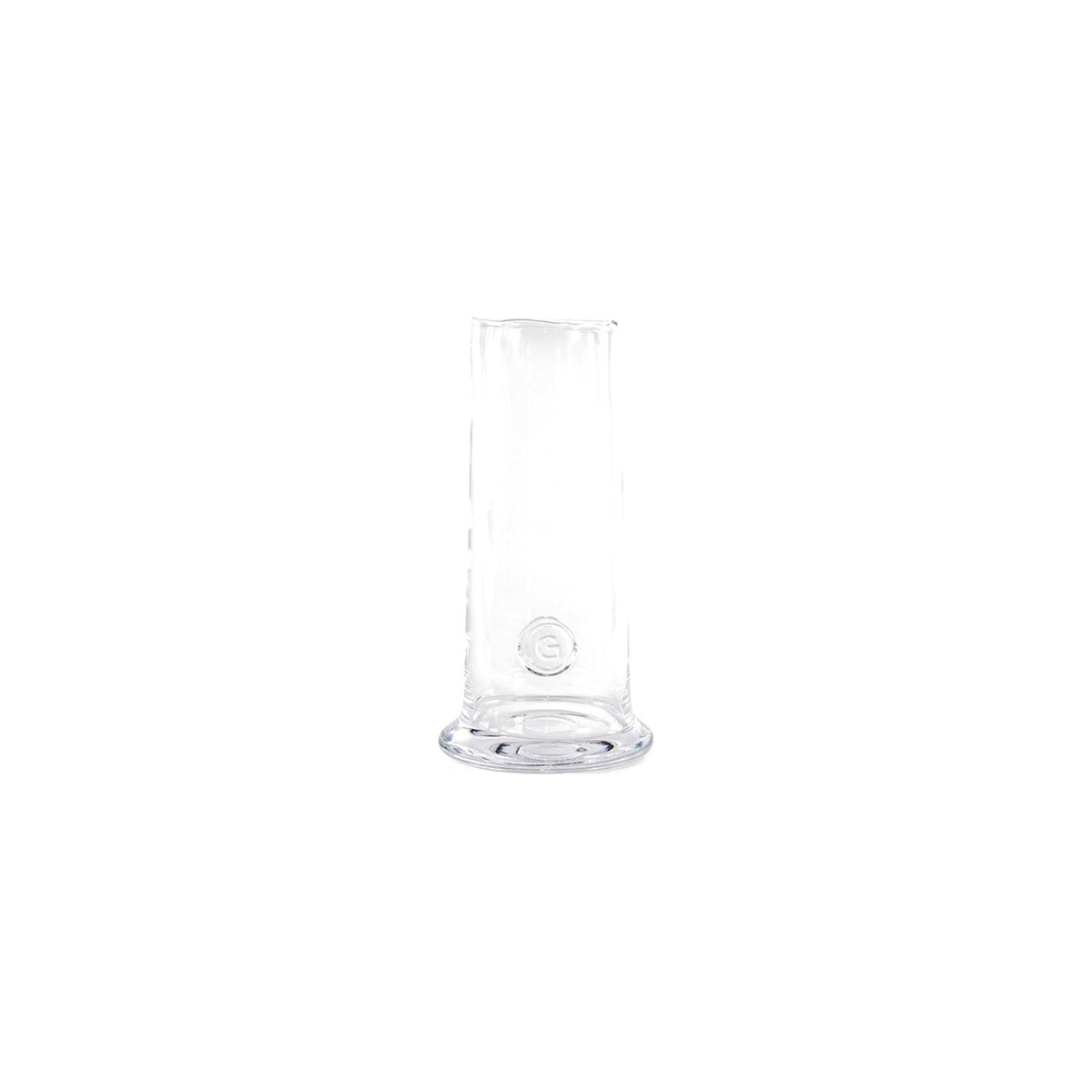 Vase Nikky Klarglas Small von Gommaire, Klarglas, Ø 16,5 × H 35 cm, Freisteller