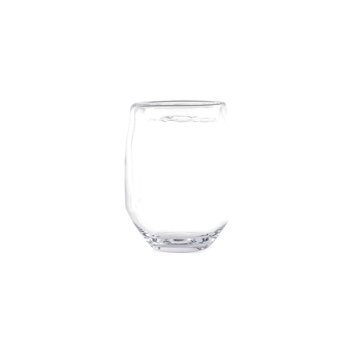 Vase Saffron Klarglas Medium von Gommaire, Klarglas, Ø 29,5 × H 38 cm, Freisteller