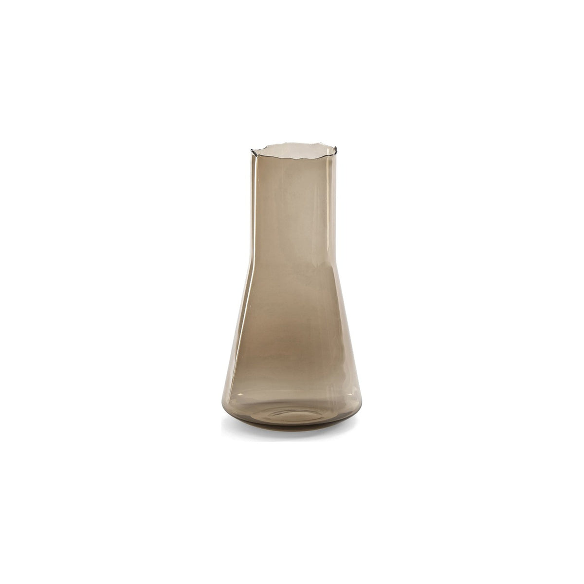 Vase Stella Karamellglas Large von Gommaire, Karamellglas, Ø 27 × H 52,7 cm, Freisteller