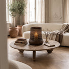 Windlicht Beckley Bambus Braun