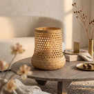 Windlicht Beckley Bambus Natur