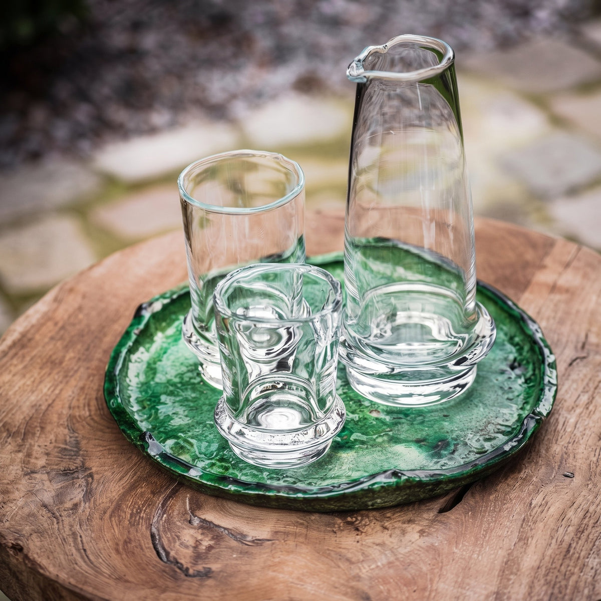 Becher Ali Klarglas Medium von Gommaire, Klarglas, Ø 7,5 × H 13,5 cm – Milieubild