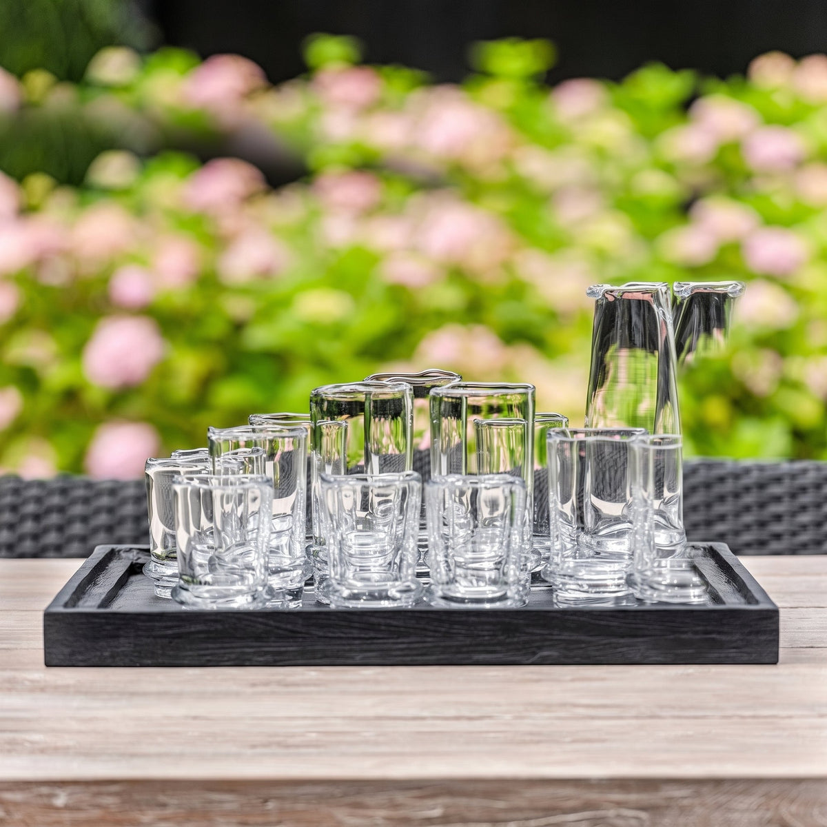Becher Ali Klarglas Small von Gommaire, Klarglas, Ø 7 × H 10,5 cm – Milieubild